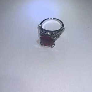 Ruby red ring